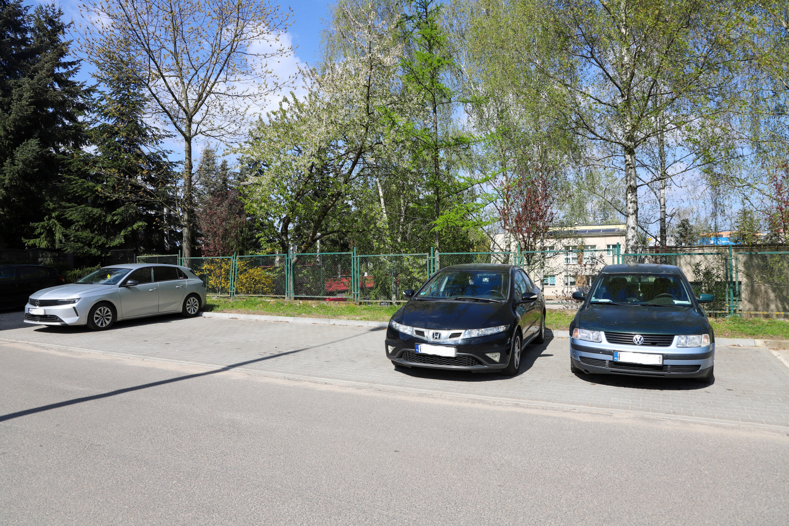Poszerzenie parkingu ul. Szwoleżerów fot. B. Nowosielski