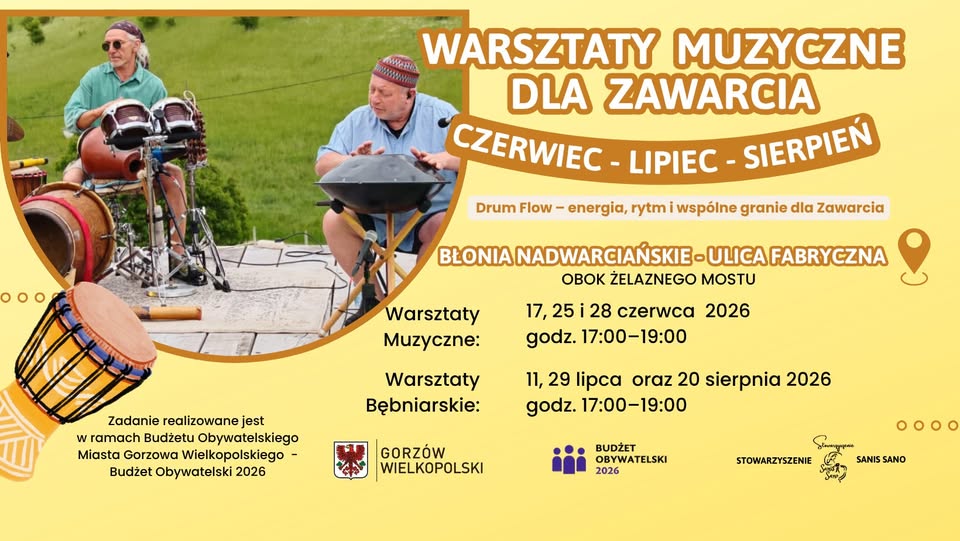 Zdjęcie do projektu Warsztaty muzyczne dla Zawarcia (czerwiec-lipiec)